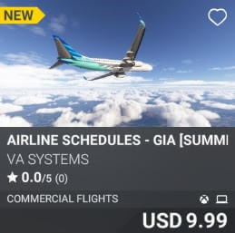 Airline Schedules - GIA [Summer 2025] by VA SYSTEMS. USD $9.99