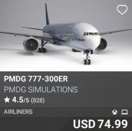 PMDG 777-300ER by PMDG Simulations. USD $74.99
