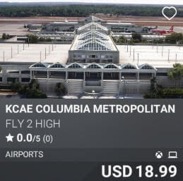KCAE Columbia Metropolitan Airport by Fly 2 High. USD $18.99