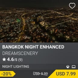 Bangkok Night Enhanced by DreamScenery. USD $9.99 (on sale for 7.99)
