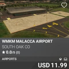 WMKM Malacca Airport by South Oak Co. USD $11.99