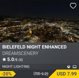 Bielefeld Night Enhanced by DreamScenery. USD $9.99 (on sale for 7.99)