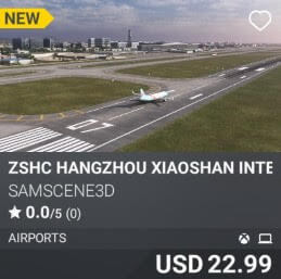 ZSHC Hangzhou Xiaoshan International Airport by SamScene3D. USD $22.99