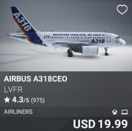 Airbus A318ceo by lvfr. USD $19.99