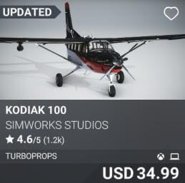 Kodiak 100 by SimWorks Studios. USD $34.99