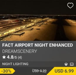 FACT Airport Night Enhanced by DreamScenery. USD $9.99 (on sale for 6.99)