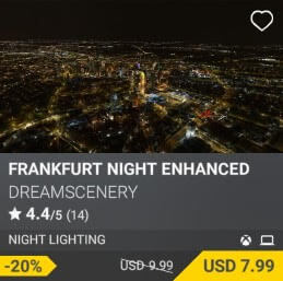 Frankfurt Night Enhanced by DreamScenery. USD $9.99 (on sale for 7.99)