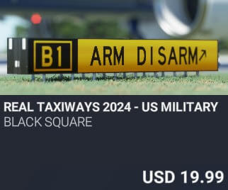 Real Taxiways 2024 - US Military by Black Square. USD $19.99