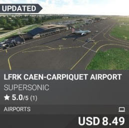 LFRK caen-carpiquet by supersonic. USD $8.49