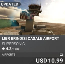 LIBR Brindisi Casale Airport by SuperSonic. USD $10.99