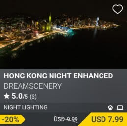 Hong Kong Night Enhanced by DreamScenery. USD $9.99 (on sale for 7.99)