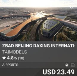ZBAD Beijing Daxing International Airport by TAIMODELS. USD $23.49