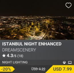 Istanbul Night Enhanced by DreamScenery. USD $9.99 (on sale for 7.99)