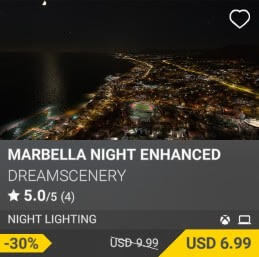 Marbella Night Enhanced by DreamScenery. USD $9.99 (on sale for 6.99)