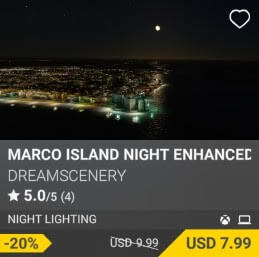 Marco Island Night Enhanced by DreamScenery. USD $9.99 (on sale for 7.99)