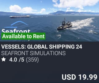 Vessels: Global Shipping 24 by Seafront Simulations. USD $19.99