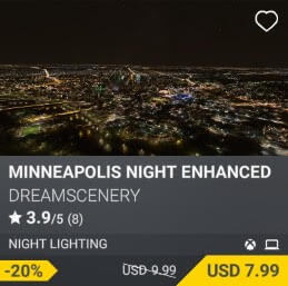 Minneapolis Night Enhanced by Dreamscenery. USD $9.99 (on sale for 7.99)