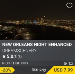 New Orleans Night Enhanced by DreamScenery. USD $9.99 (on sale for 7.99)