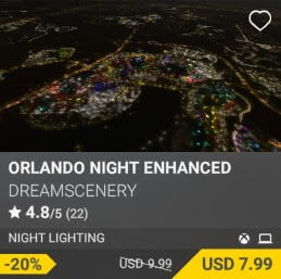 Orlando Night Enhanced by DreamScenery. USD $9.99 (on sale for 7.99)