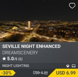 Seville Night Enhanced by DreamScenery. USD $9.99 (on sale for 7.99)