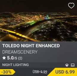 Toledo Night Enhanced by DreamScenery. USD $9.99 (on sale for 6.99)