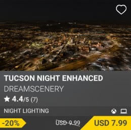 Tucson Night Enhanced by DreamScenery. USD $9.99 (on sale for 7.99)