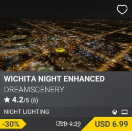 Wichita Night Enhanced by DreamScenery. USD $9.99 (on sale for 6.99)
