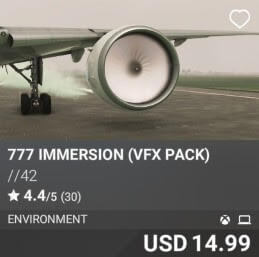 777 Immersion (VFX Pack) by //42. USD $14.99