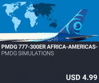 PMDG 777-300ER Africa-Americas-Europe Livery Pack by PMDG Simulations. USD $4.99