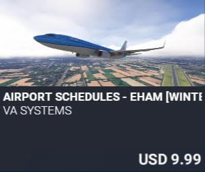 Airport Schedules - EHAM [Winter 2025] by VA SYSTEMS. USD $9.99