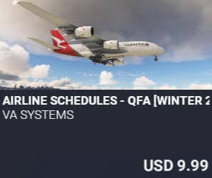 Airline Schedules - QFA [Winter 2025] by VA SYSTEMS. USD $9.99