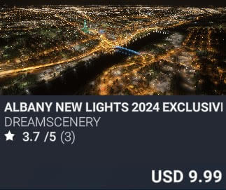 Albany New Lights 2024 Exclusive Edition by DreamScenery. USD $9.99