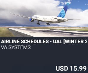 Airline Schedules - UAL [Winter 2025] by VA SYSTEMS. USD $15.99