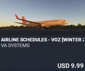 Airline Schedules - VOZ [Winter 2025] by VA SYSTEMS. USD $9.99