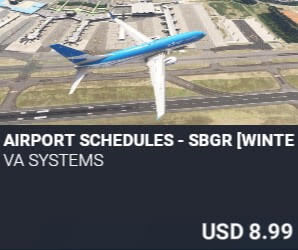 Airport Schedules - SBGR [Winter 2025] by VA SYSTEMS. USD $8.99