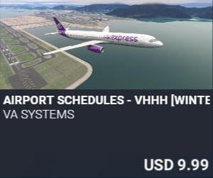 Airport Schedules - VHHH [Winter 2025] by VA SYSTEMS. USD $9.99