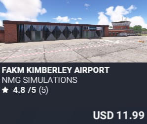 FAKM Kimberley Airport by NMG Simulations. USD $11.99