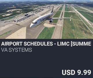 Airport Schedules - LIMC [Summer 2025] by VA SYSTEMS. USD $9.99