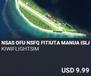NSAS Ofu NSFQ Fitiuta Manua Islands by KiwiFlightSim. USD $9.99