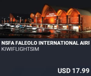 NSFA Faleolo International Airport, Samoa by KiwiFlightSim. USD $17.99