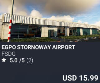 EGPO Stornoway Airport by FSDG. USD $15.99