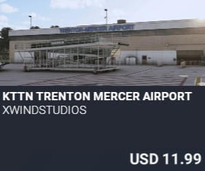 KTTN Trenton Mercer Airport by XWindStudios. USD $11.99