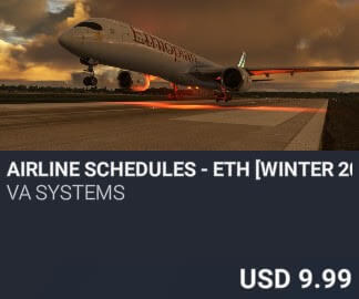Airline Schedules - ETH [Winter 2025] by VA SYSTEMS. USD $9.99