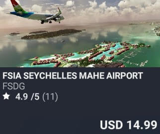 FSIA Seychelles Mahe Airport by FSDG. USD $14.99