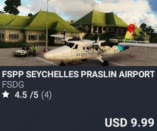 FSPP Seychelles Praslin Airport by FSDG. USD $9.99
