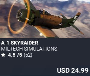 A-1 Skyraider by Miltech Simulations. USD $24.99