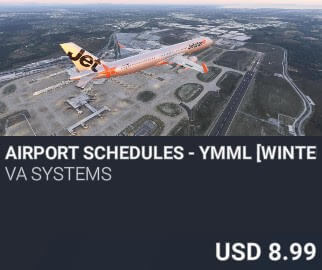 Airport Schedules - YMML [Winter 2025] by VA SYSTEMS. USD $8.99