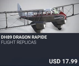 DH89 Dragon Rapide by Flight Replicas. USD $17.99
