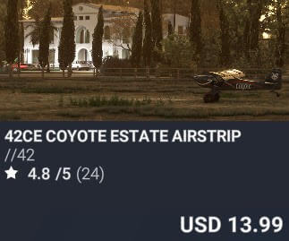 42CE Coyote Estate Airstrip by //42. USD $13.99