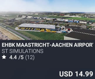 EHBK Maastricht-Aachen Airport by ST Simulations. USD $14.99